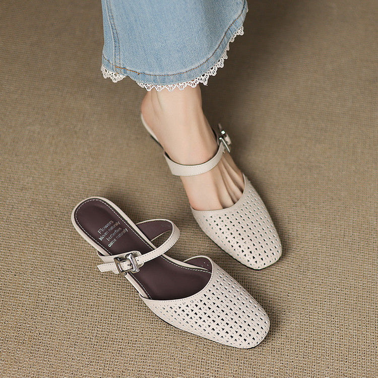 Nilda | Leather Mules