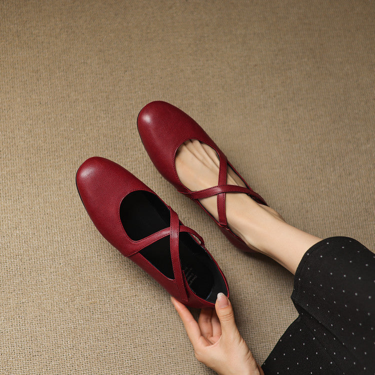 Zeor | Leather Flats