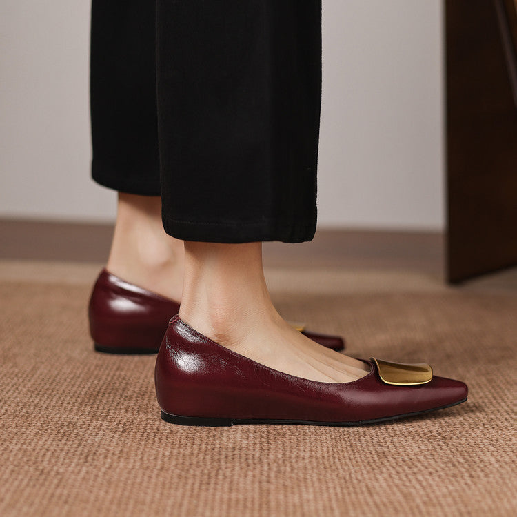 Lorea | Leather Flats