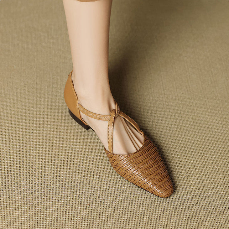 Dona | Leather Heels