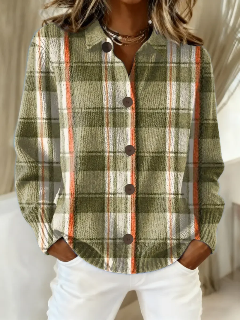 Gretchen | Checked Button Up Shirt
