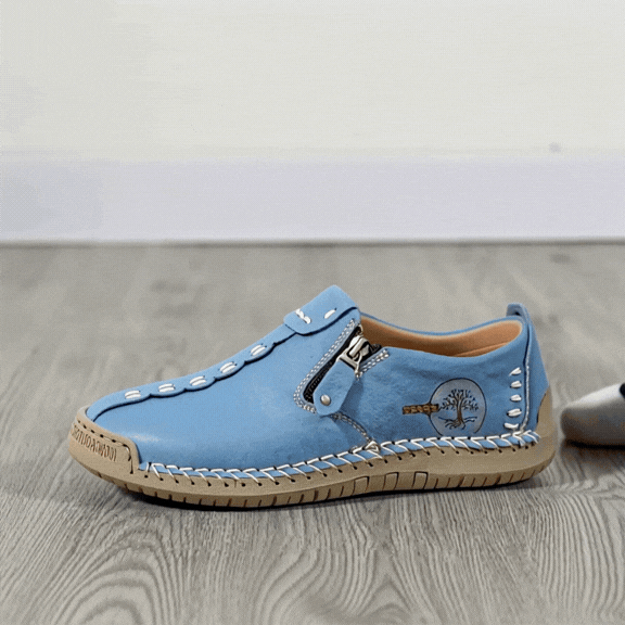 Florence | Cushioned Zip Loafers