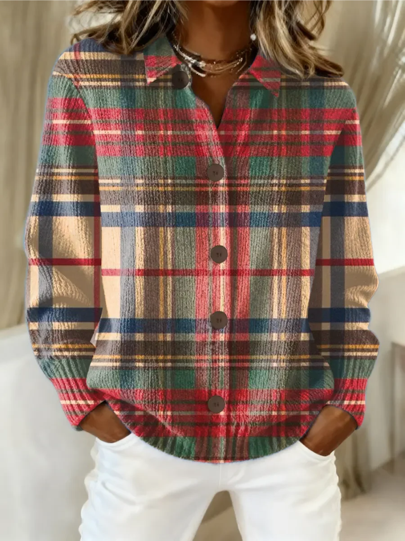 Rosina | Checked Button Front Shirt
