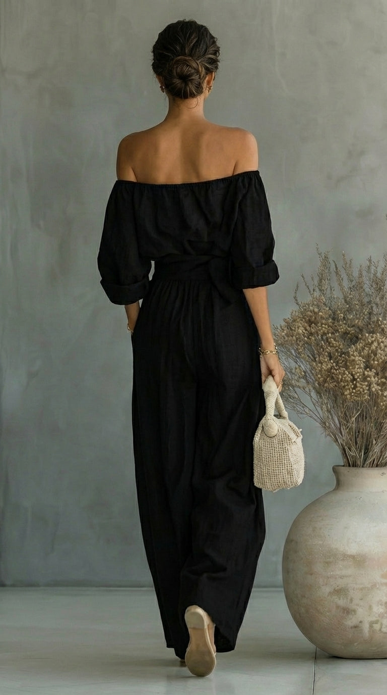 Annette | Relaxed Off Shoulder Two Piece Set
