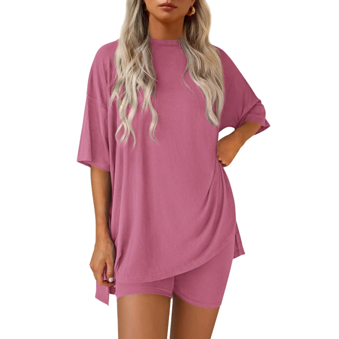 HALSEY™ – Relaxed Solid Lounge Two-Piece Set
