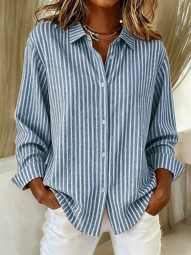 Jacqueline | Striped Button Down Shirt