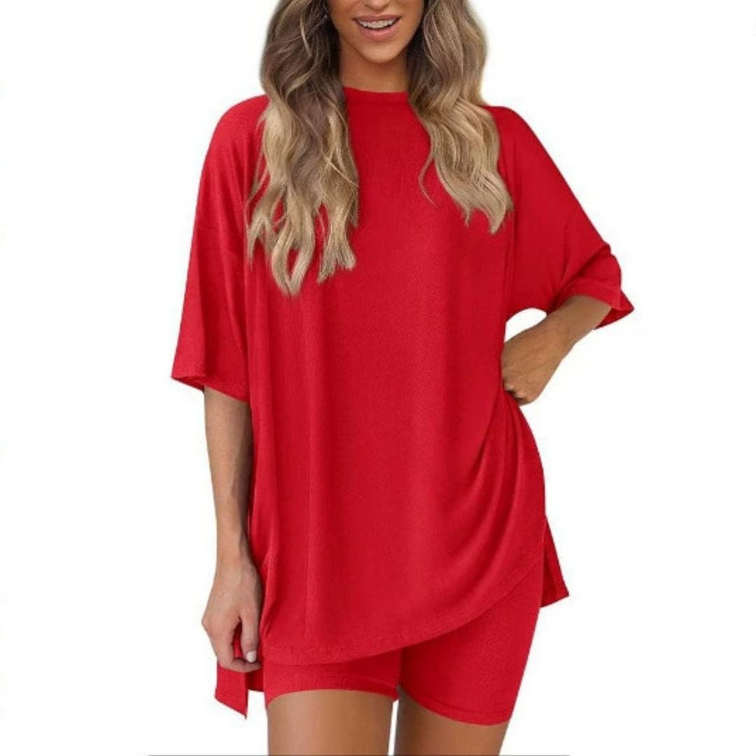 HALSEY™ – Relaxed Solid Lounge Two-Piece Set