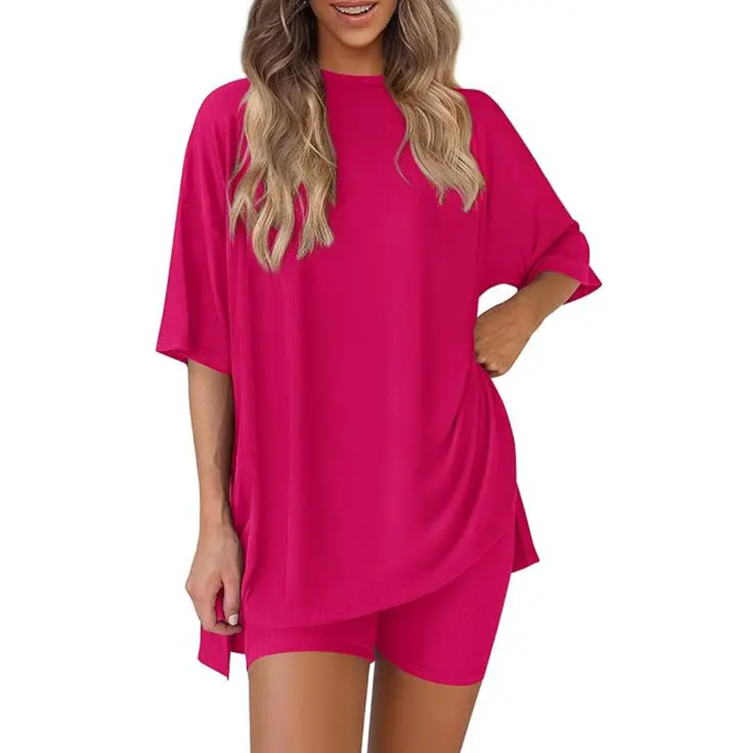 HALSEY™ – Relaxed Solid Lounge Two-Piece Set