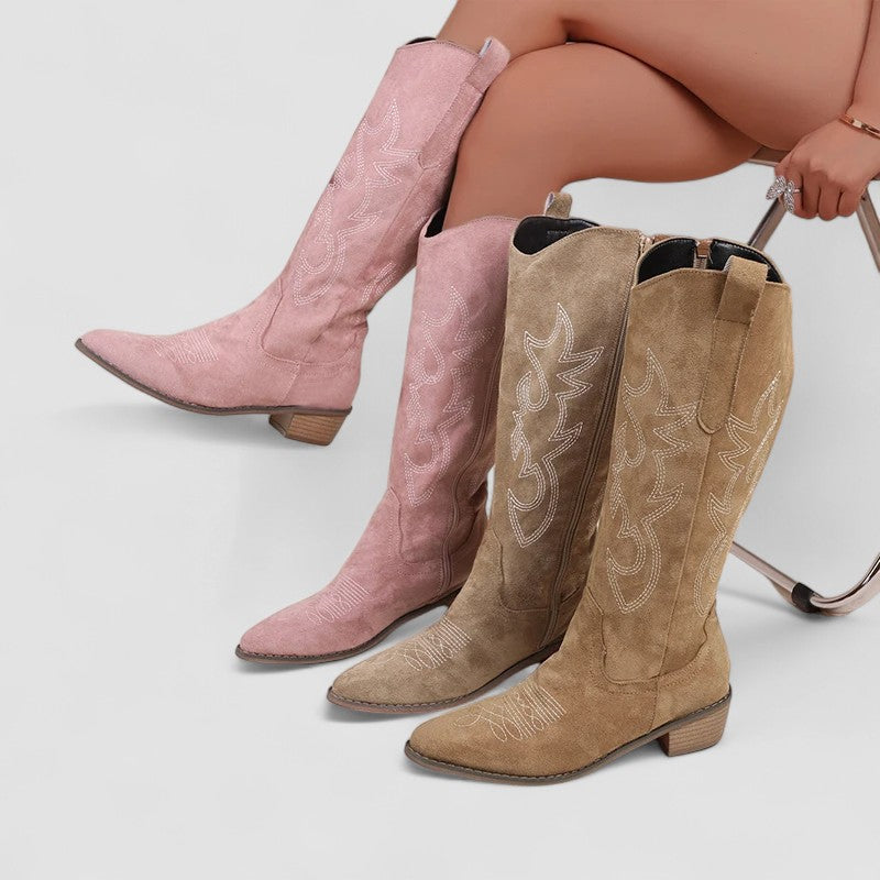 Cornelia | Timeless Western Knee Boots