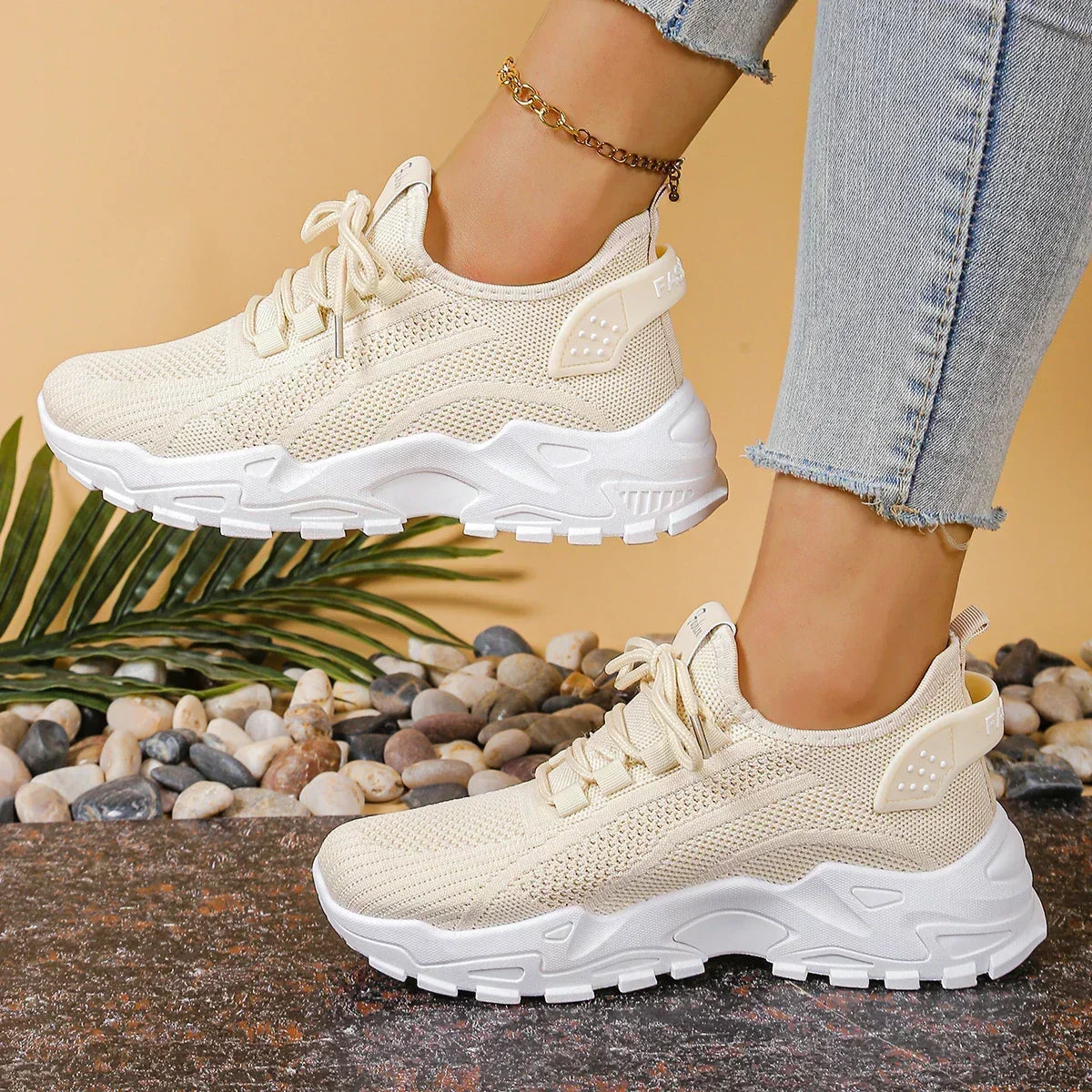 Delilah | Breathable Sneakers with a Lift
