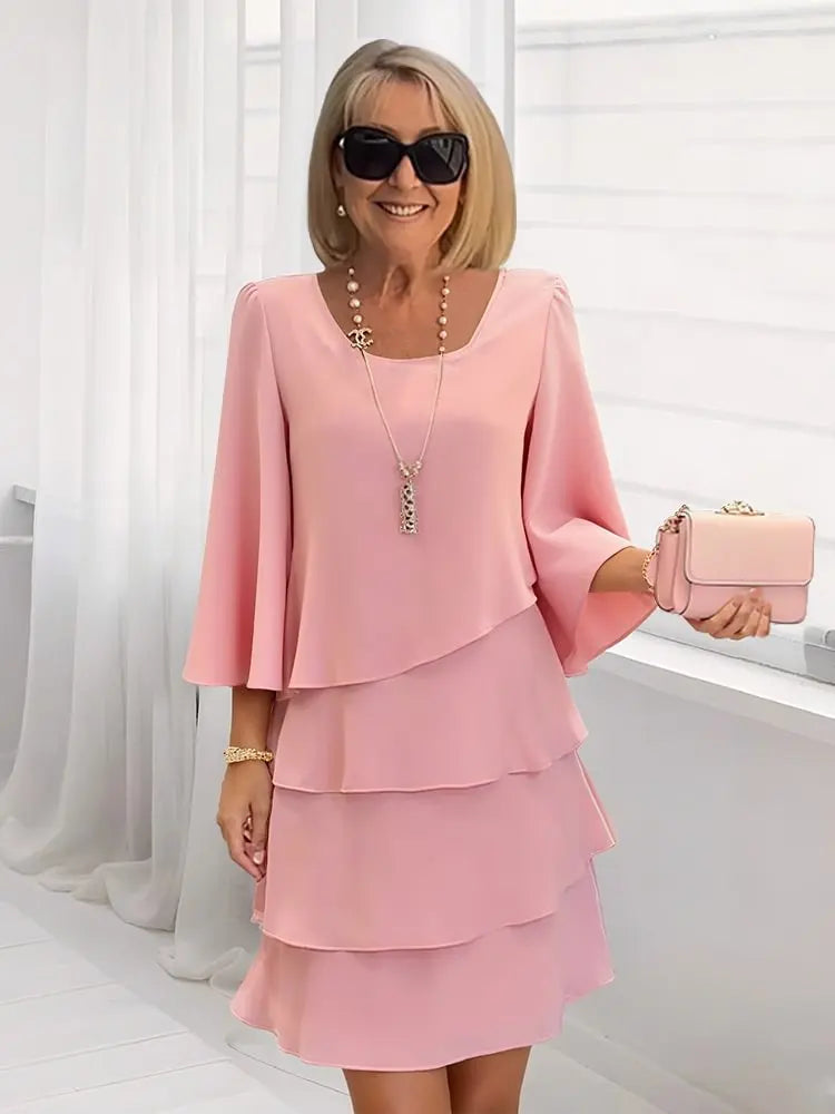 Gloria | Comfort Ruffle Midi Dress