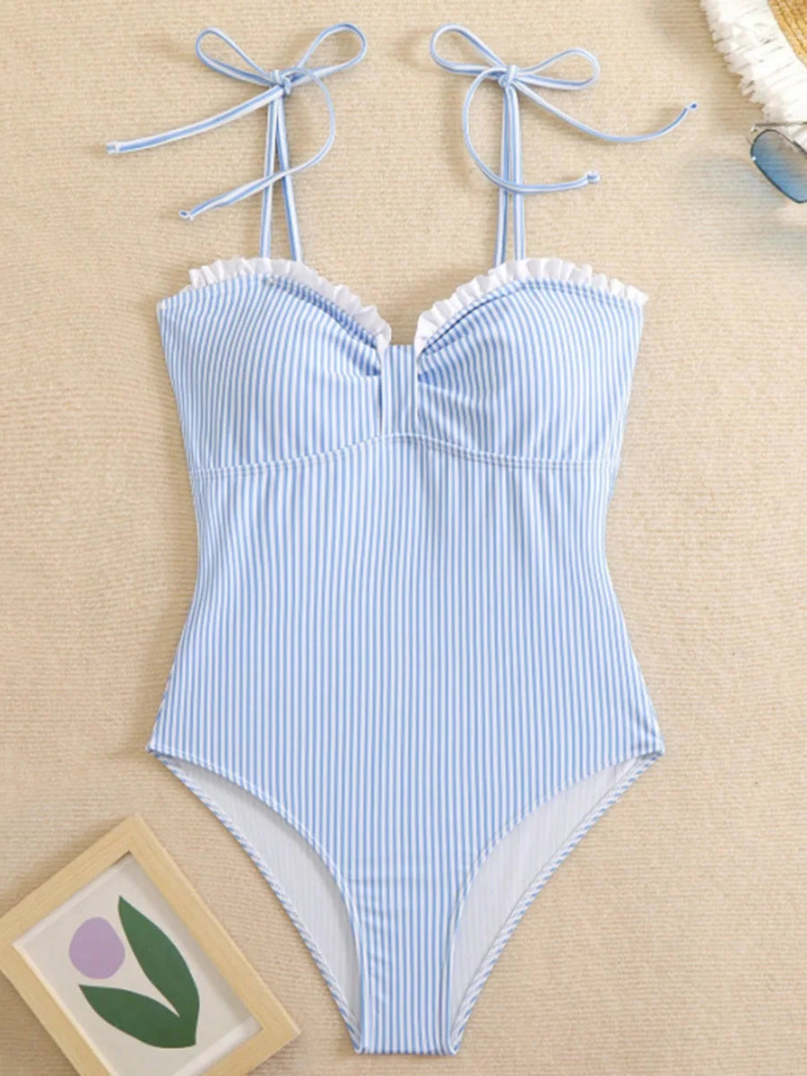 Elena — Shaping Swimsuit, Stripes