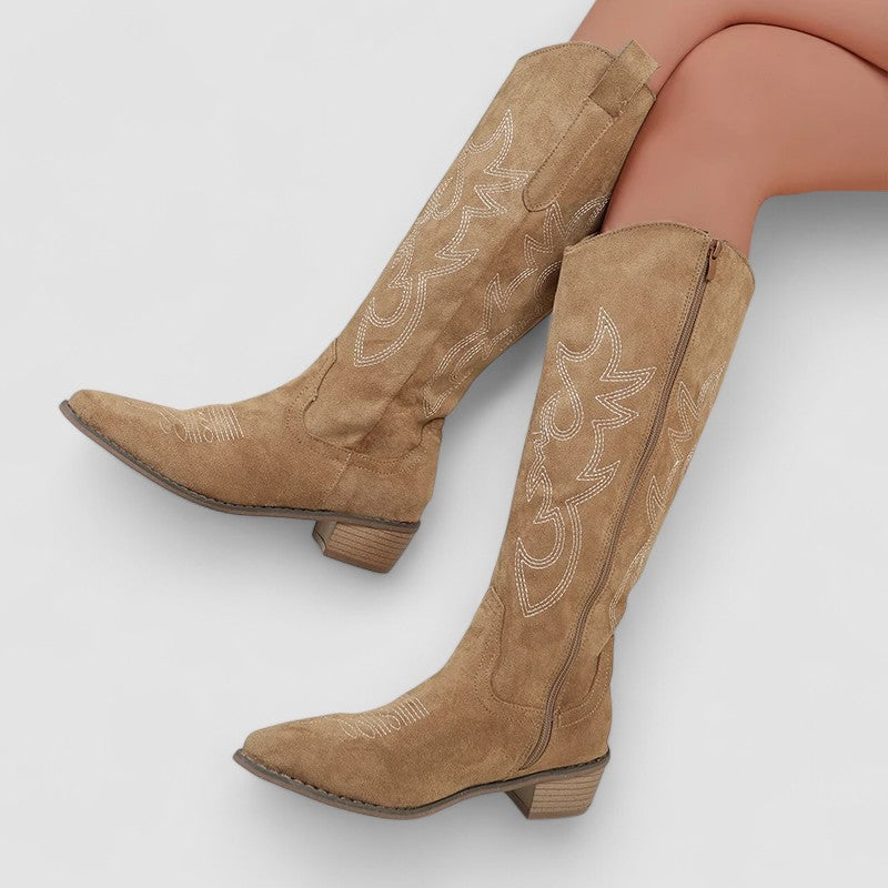 Cornelia | Timeless Western Knee Boots