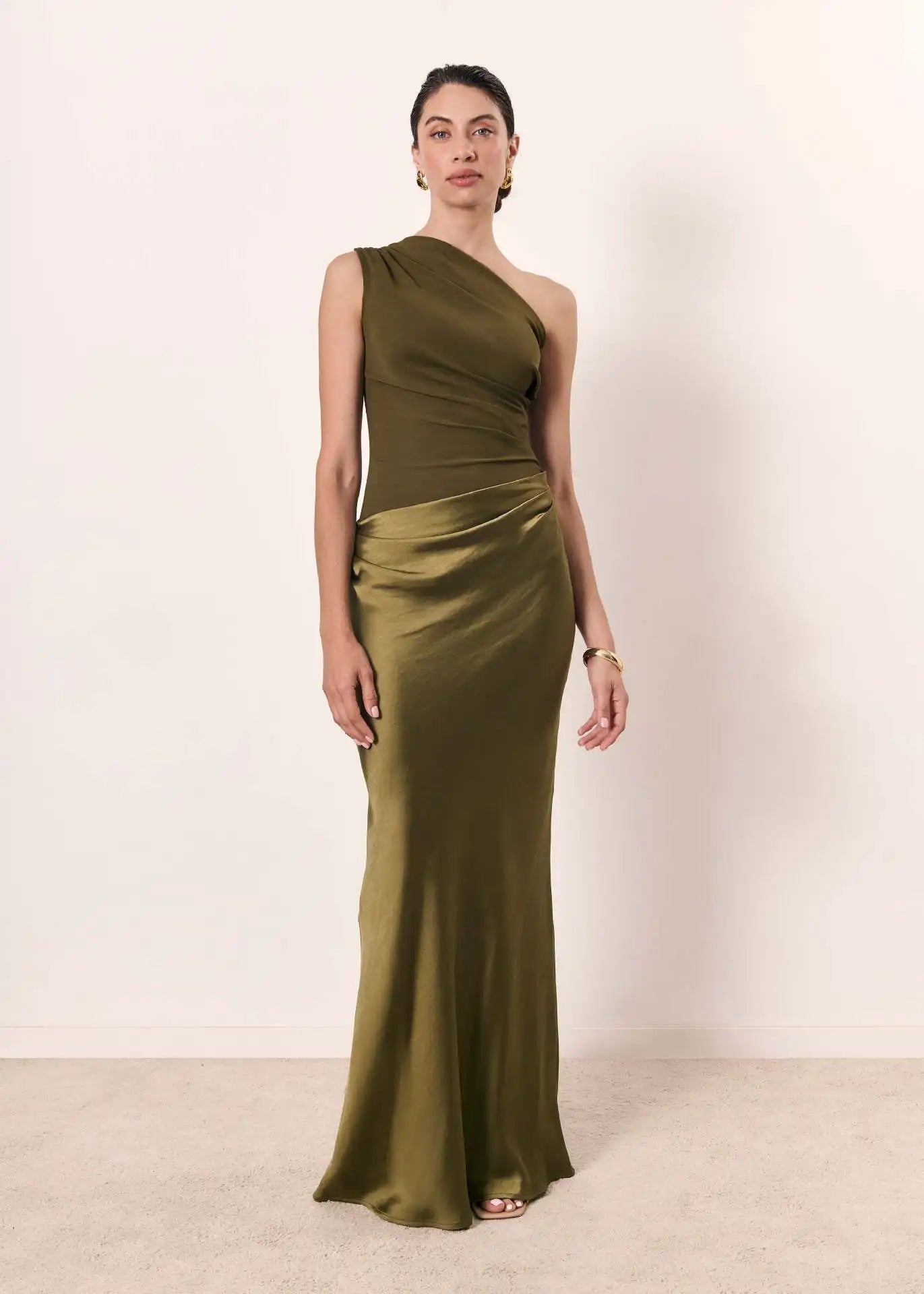 Lena | One Shoulder Maxi Dress
