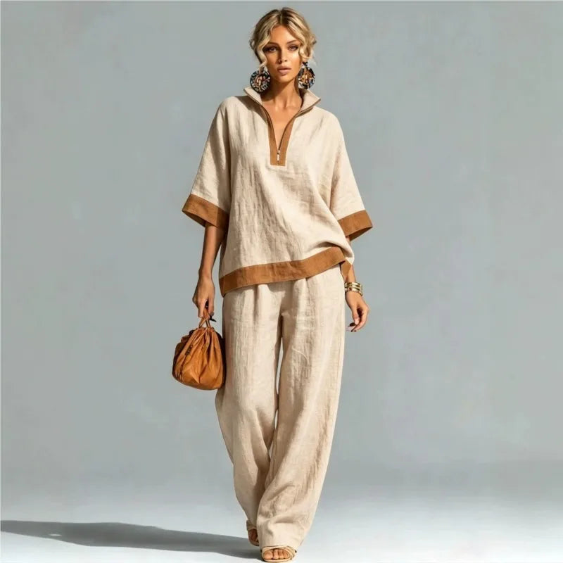 Rosalind | Linen-Look Co-ord Set