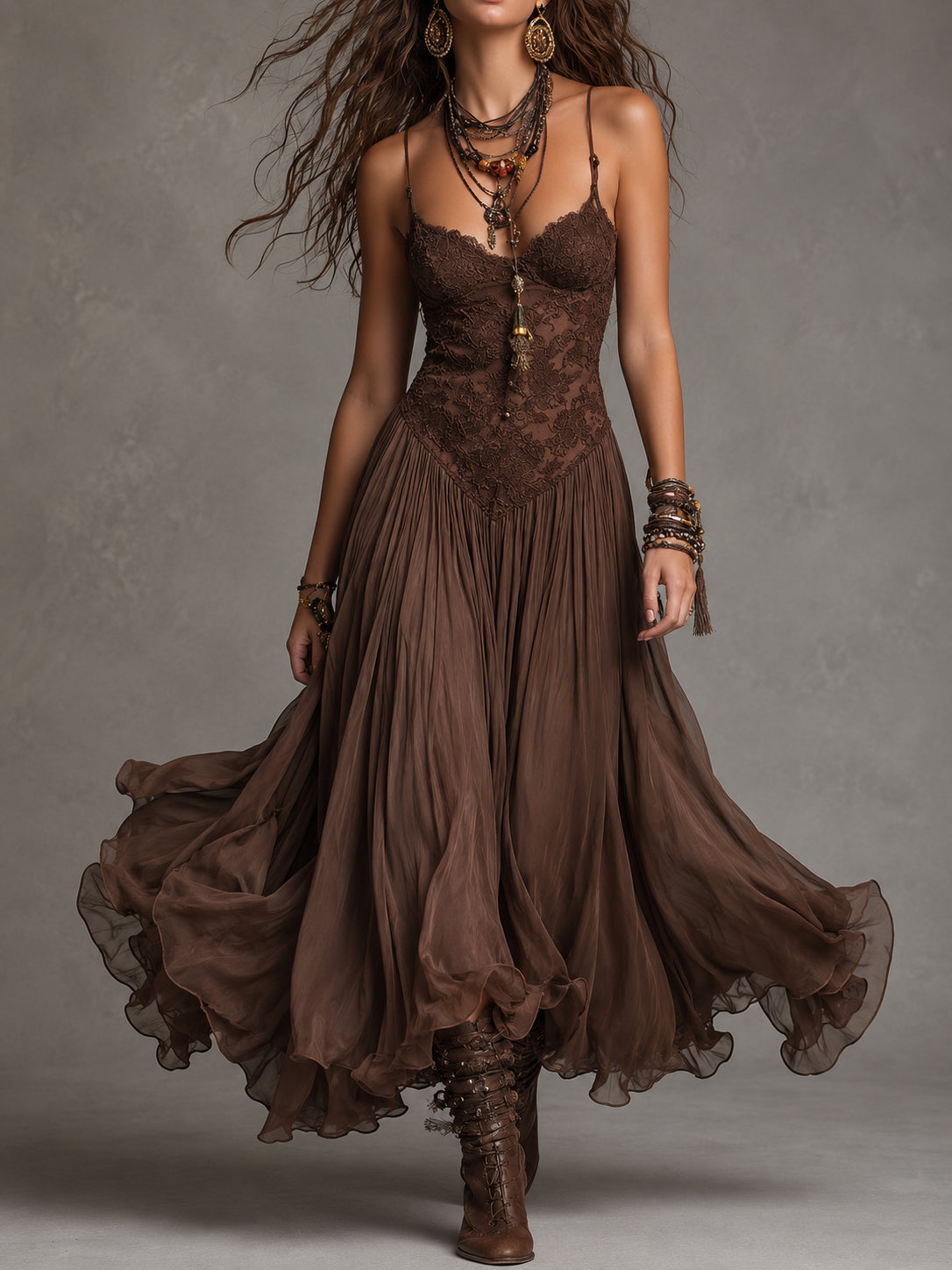 Rosalind | Lace Maxi Dress