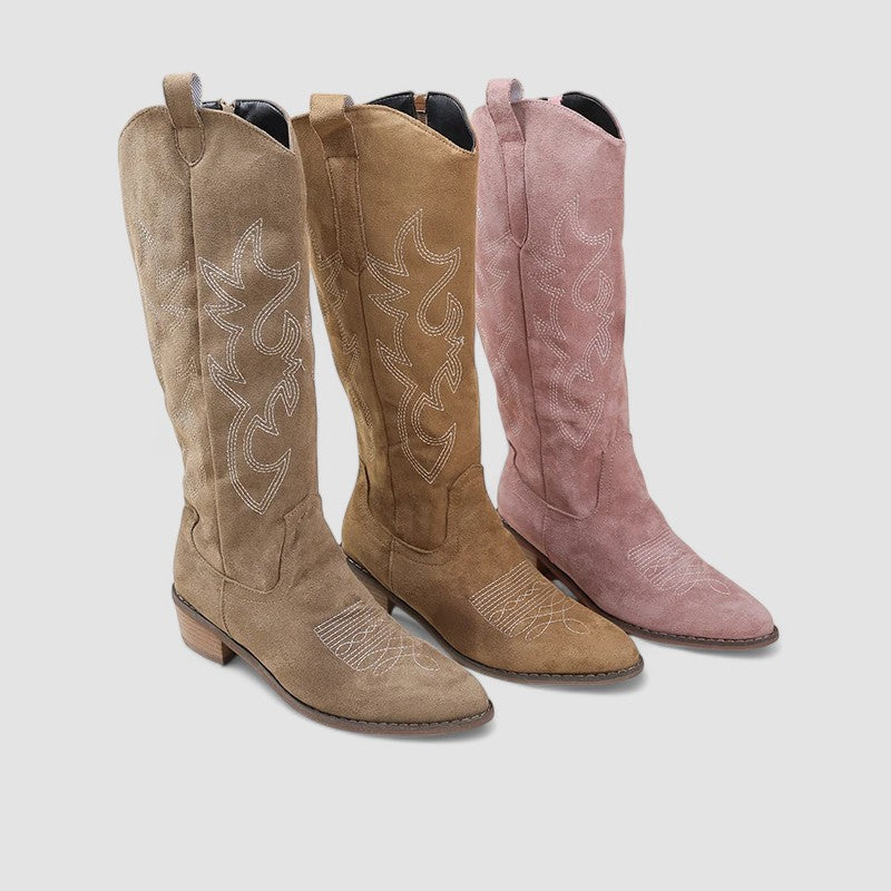 Cornelia | Timeless Western Knee Boots