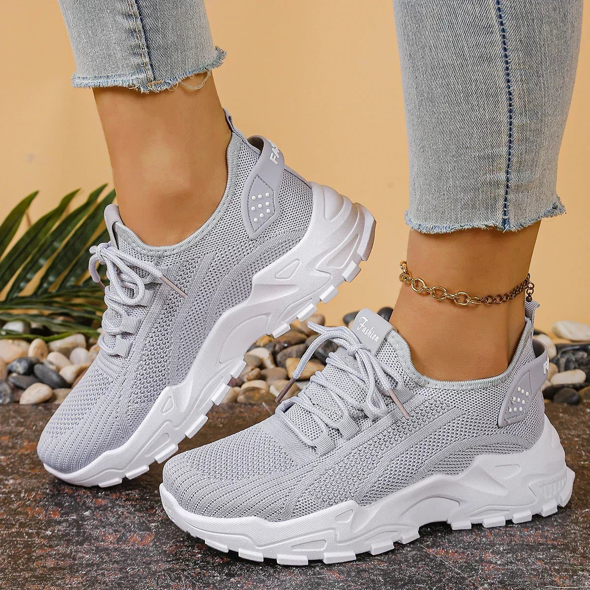 Delilah | Breathable Sneakers with a Lift