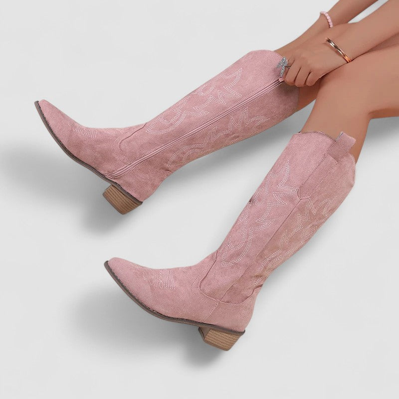 Cornelia | Timeless Western Knee Boots