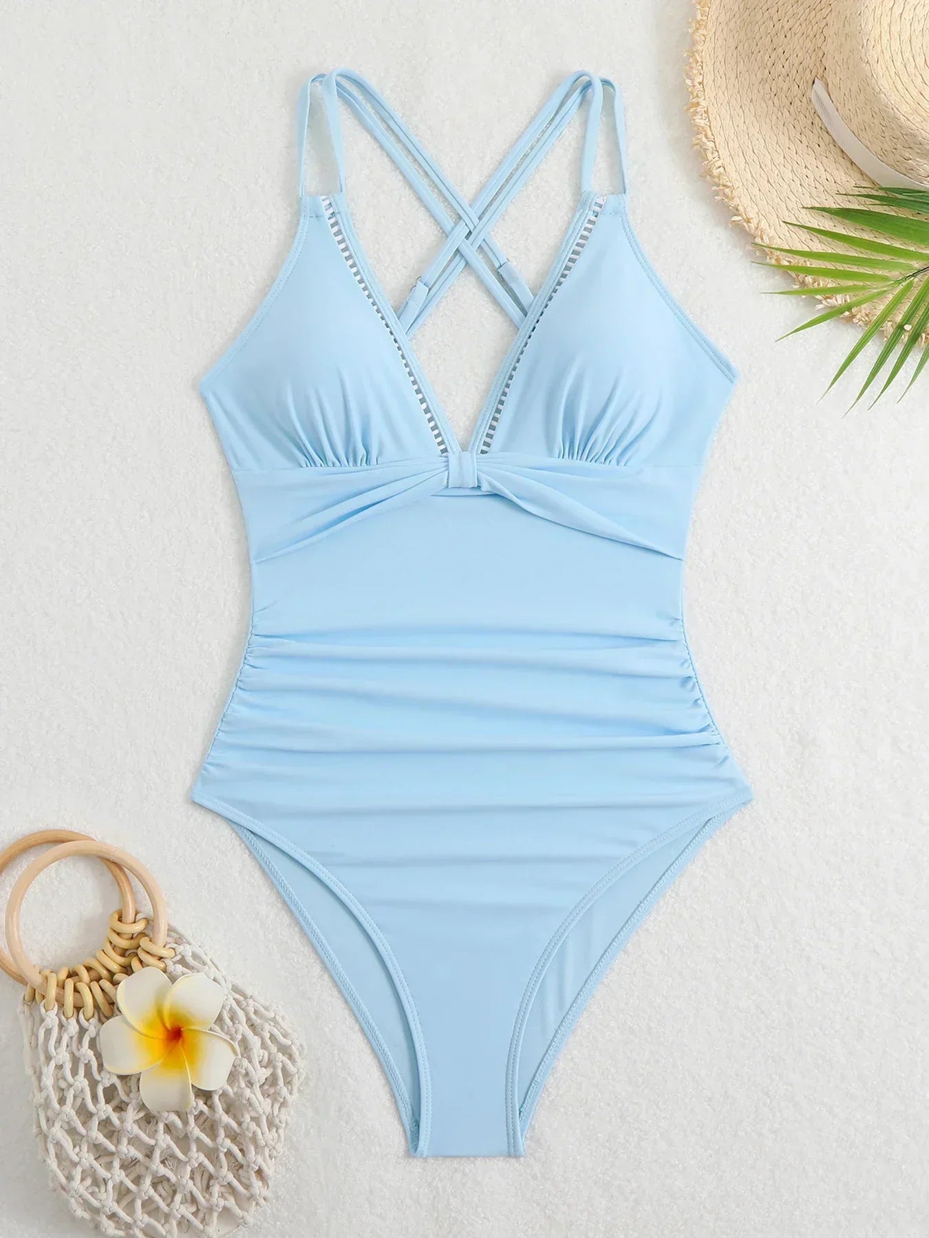 Alessia — Cross-Back Swimsuit