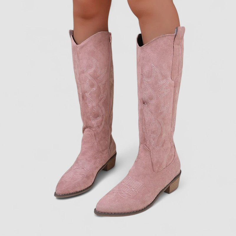 Cornelia | Timeless Western Knee Boots