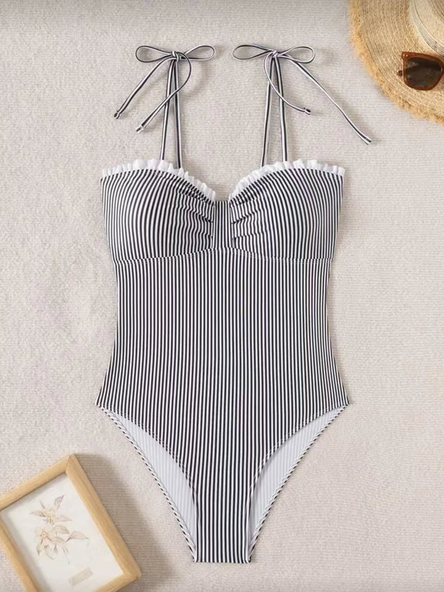 Elena — Shaping Swimsuit, Stripes