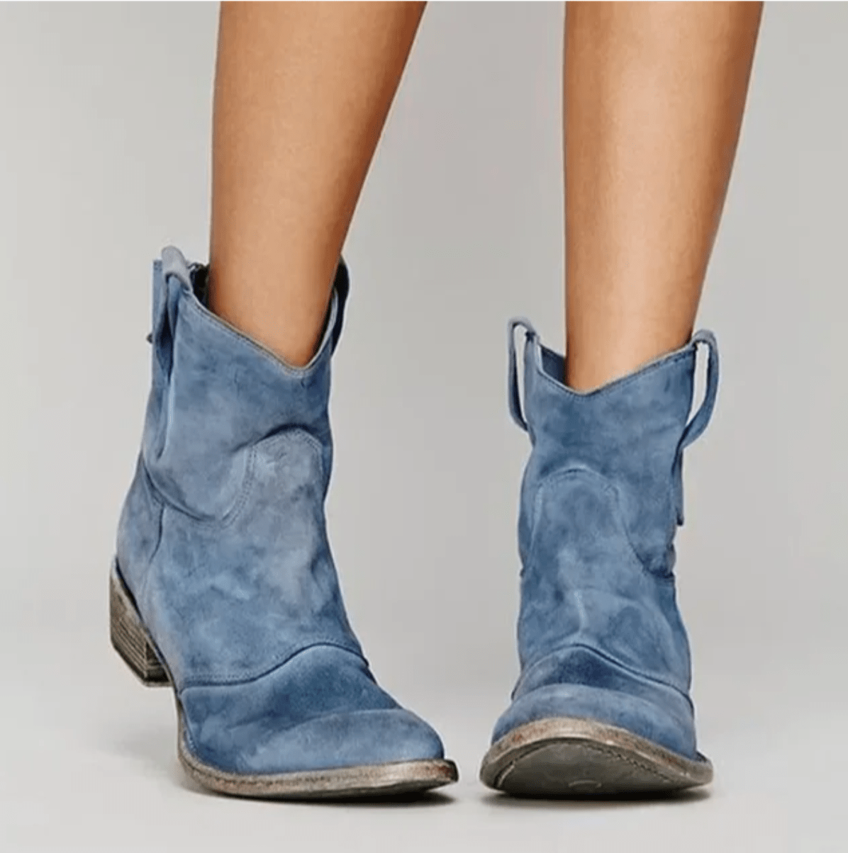 Piper | Western Pull On Ankle Boots