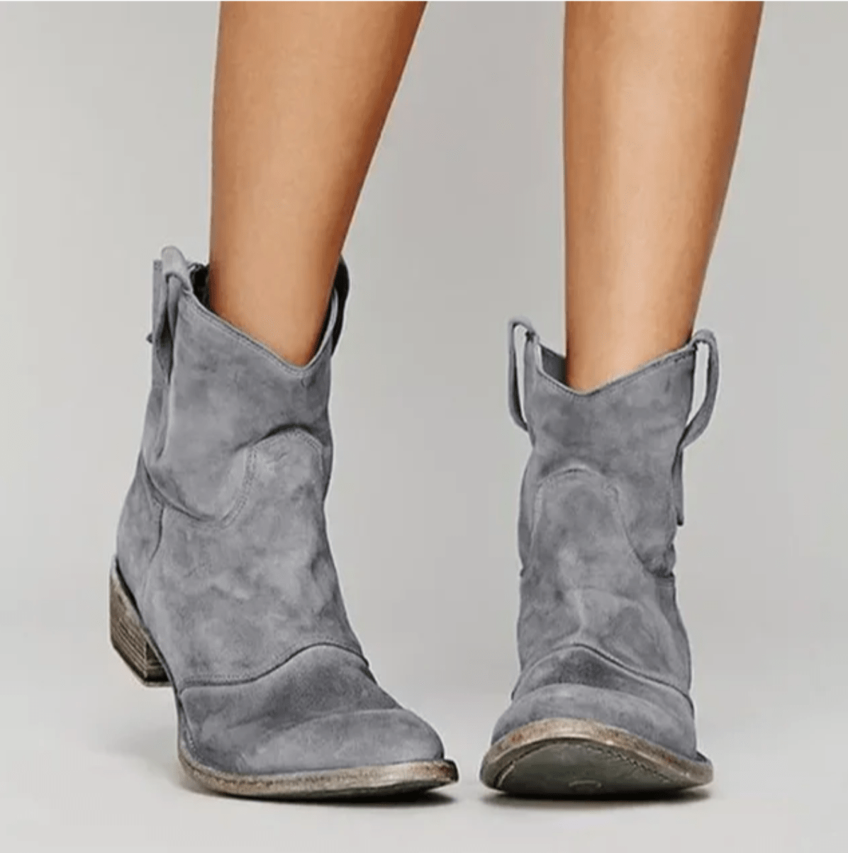 Piper | Western Pull On Ankle Boots