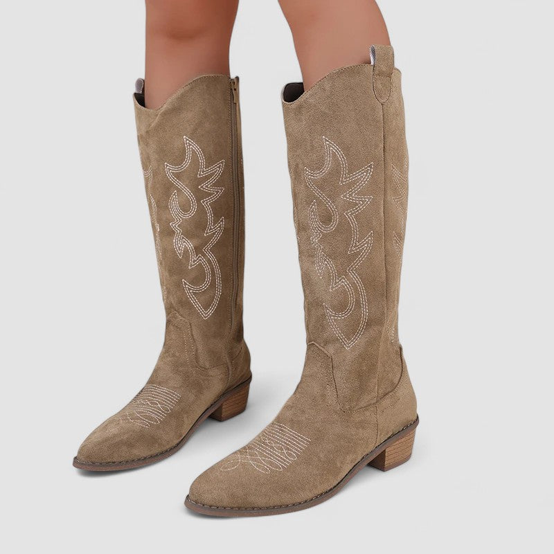 Cornelia | Timeless Western Knee Boots