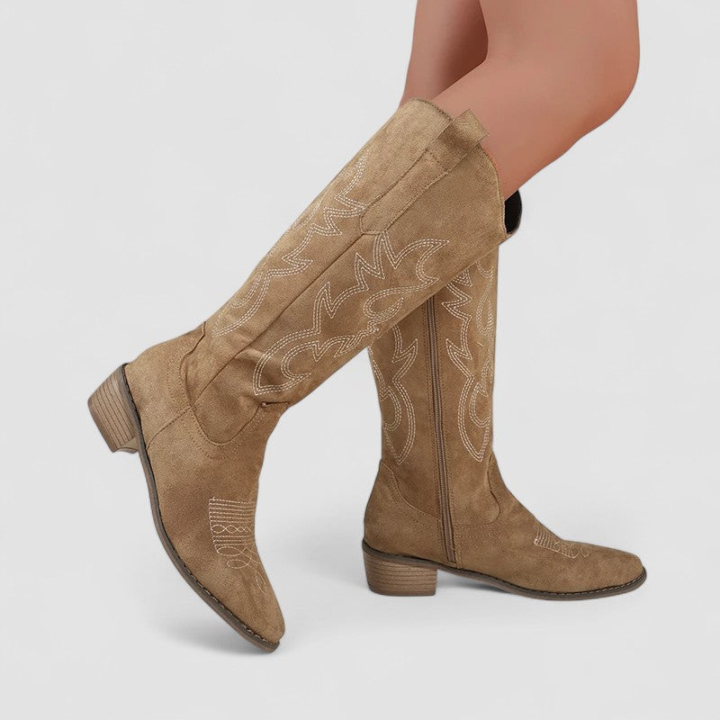 Cornelia | Timeless Western Knee Boots