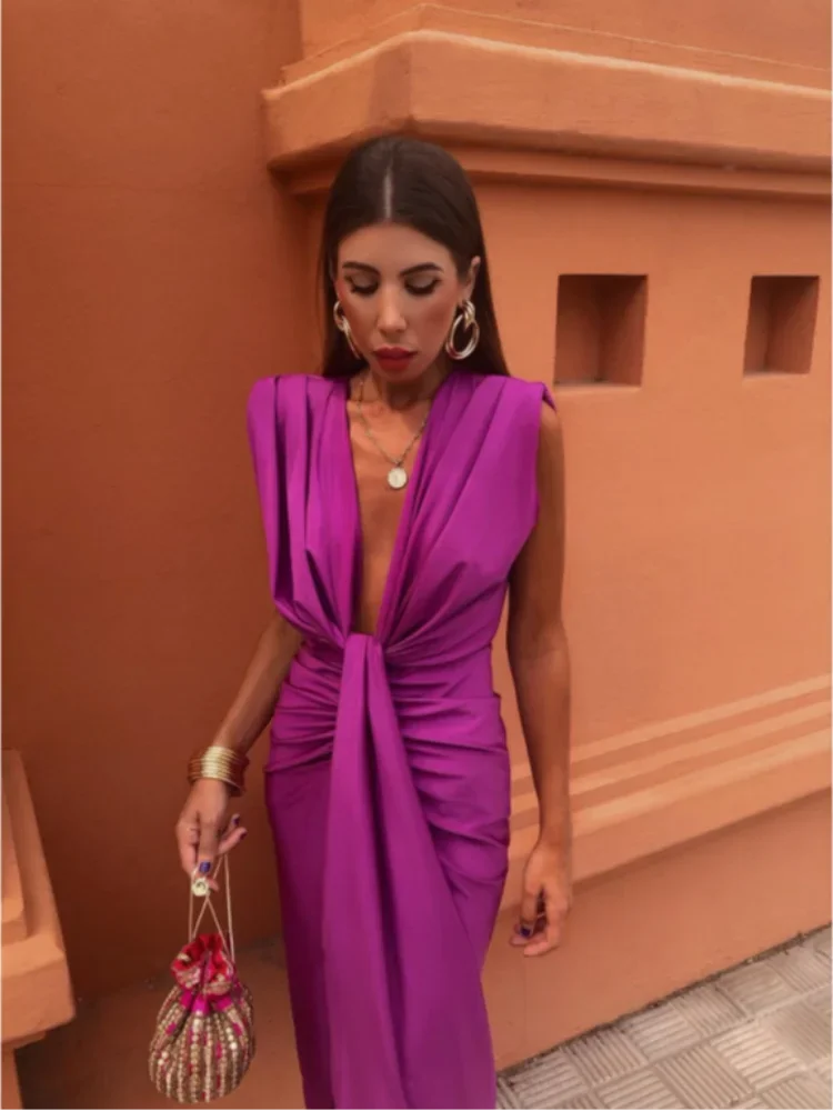 Sabine | Elegant Pleated Dress