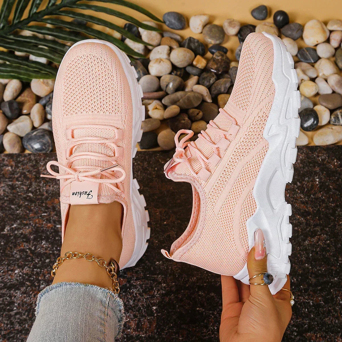 Delilah | Breathable Sneakers with a Lift