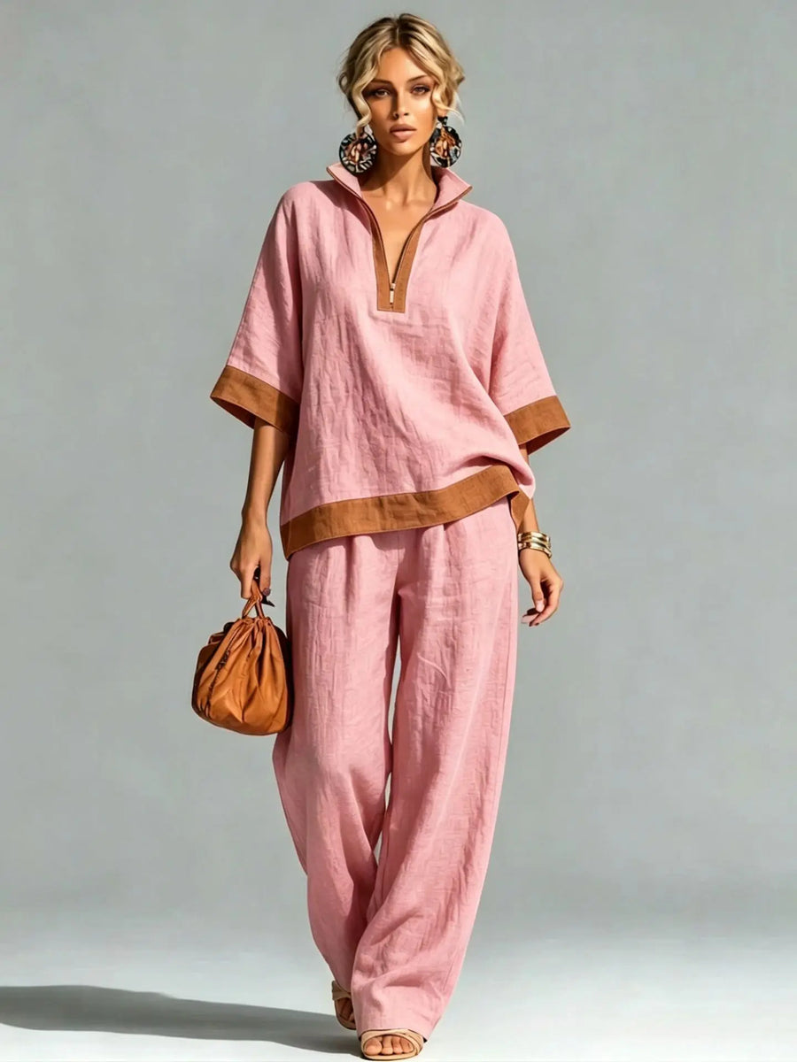 Rosalind | Linen-Look Co-ord Set