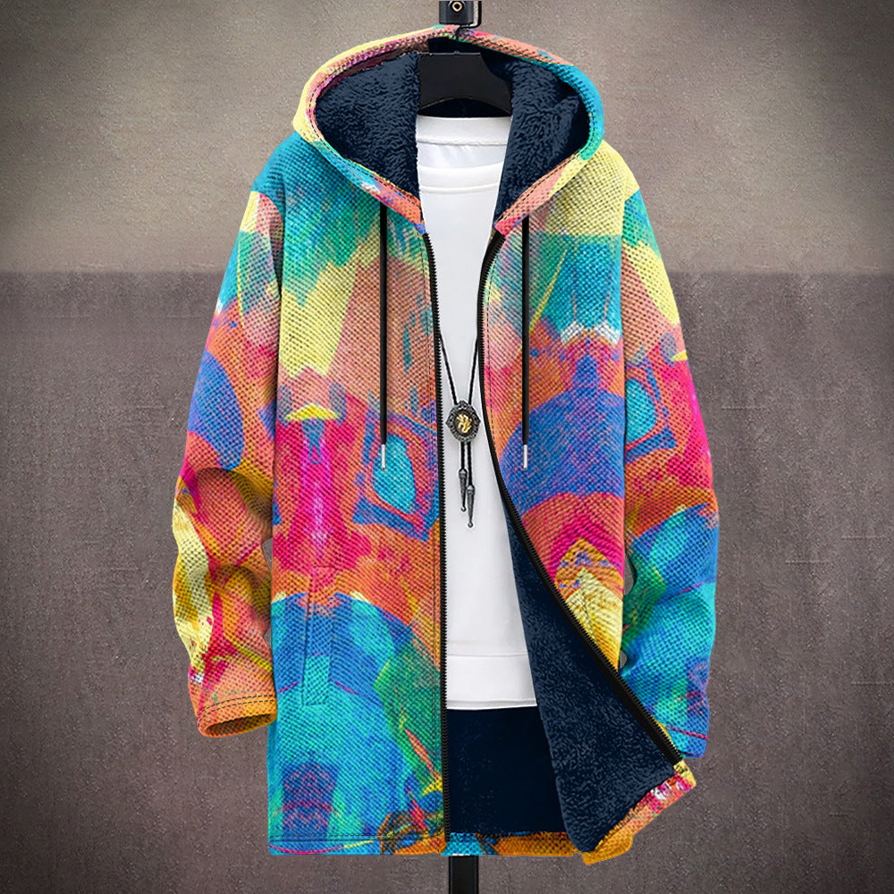 Ottoline | Printed Hooded Cardigan