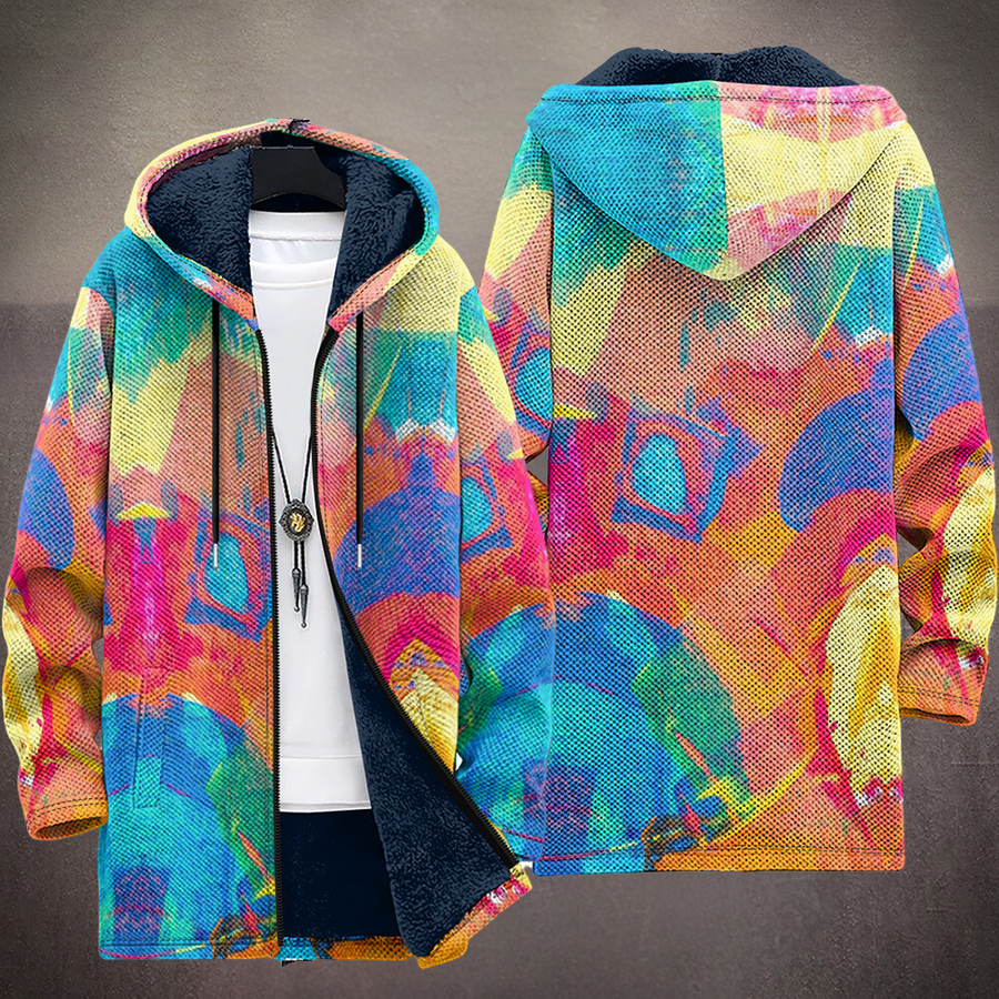 Ottoline | Printed Hooded Cardigan