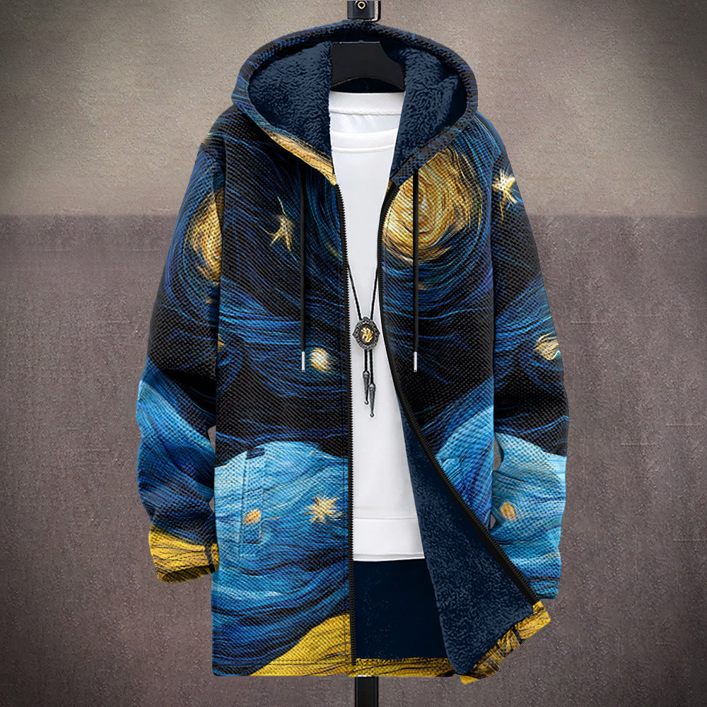 Rosetta | Printed Hooded Cardigan