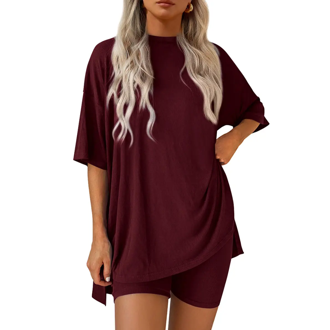 HALSEY™ – Relaxed Solid Lounge Two-Piece Set