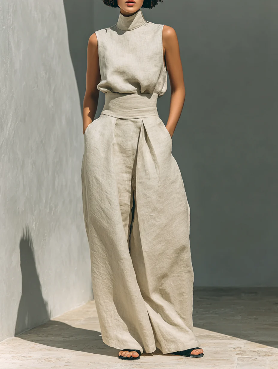 Lenora | Cotton Linen Blend Summer Set