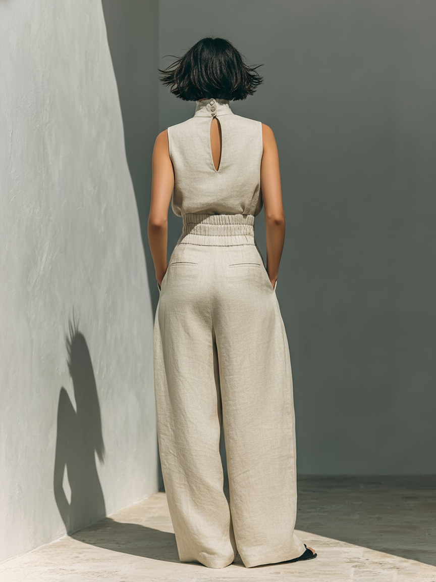 Lenora | Cotton Linen Blend Summer Set
