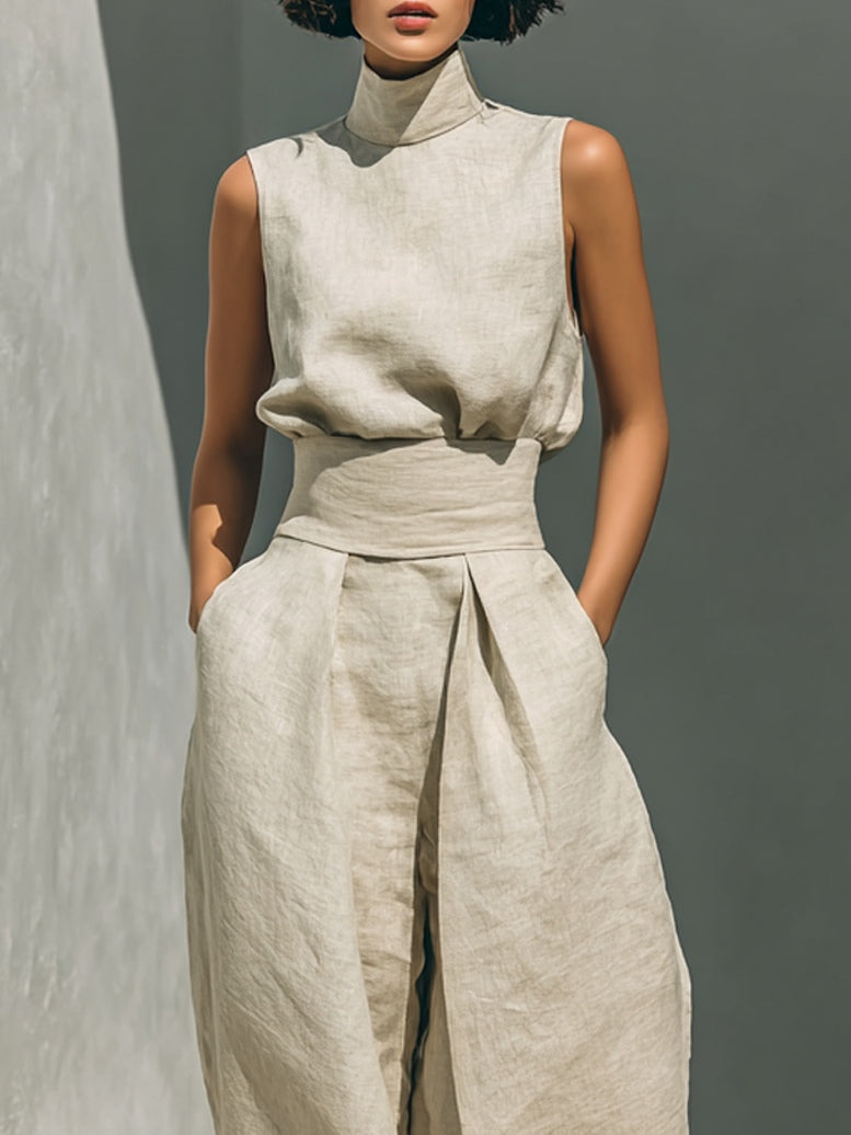 Lenora | Cotton Linen Blend Summer Set