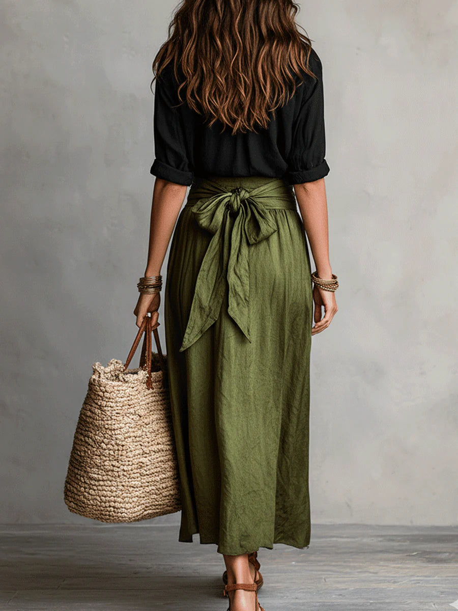 Camilla | Tie Waist Midi Set