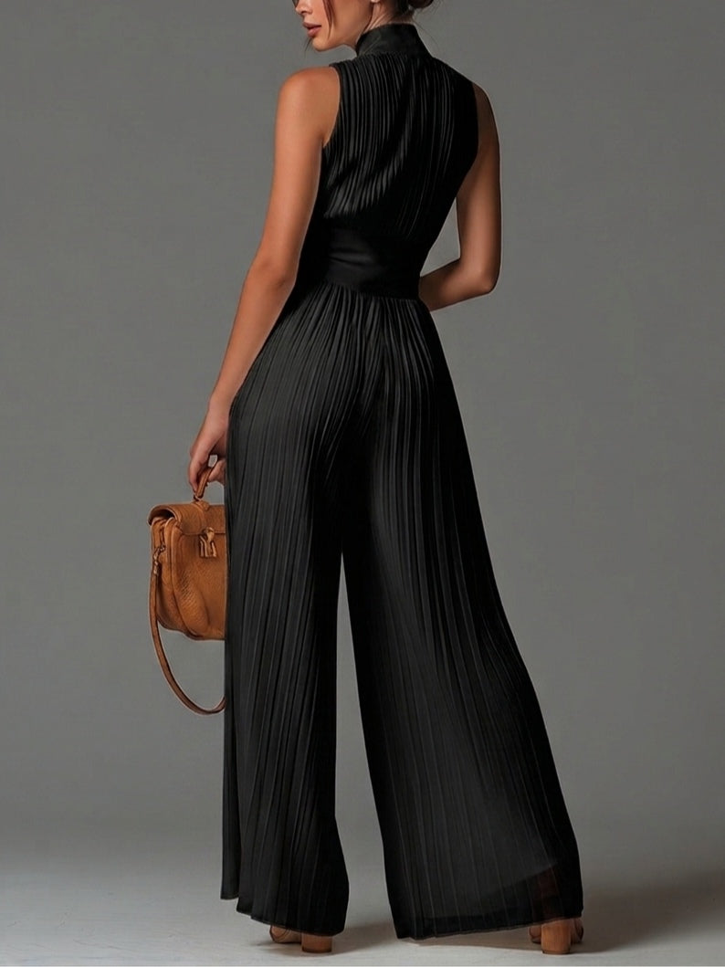 Vittoria | Chiffon V Neck Jumpsuit
