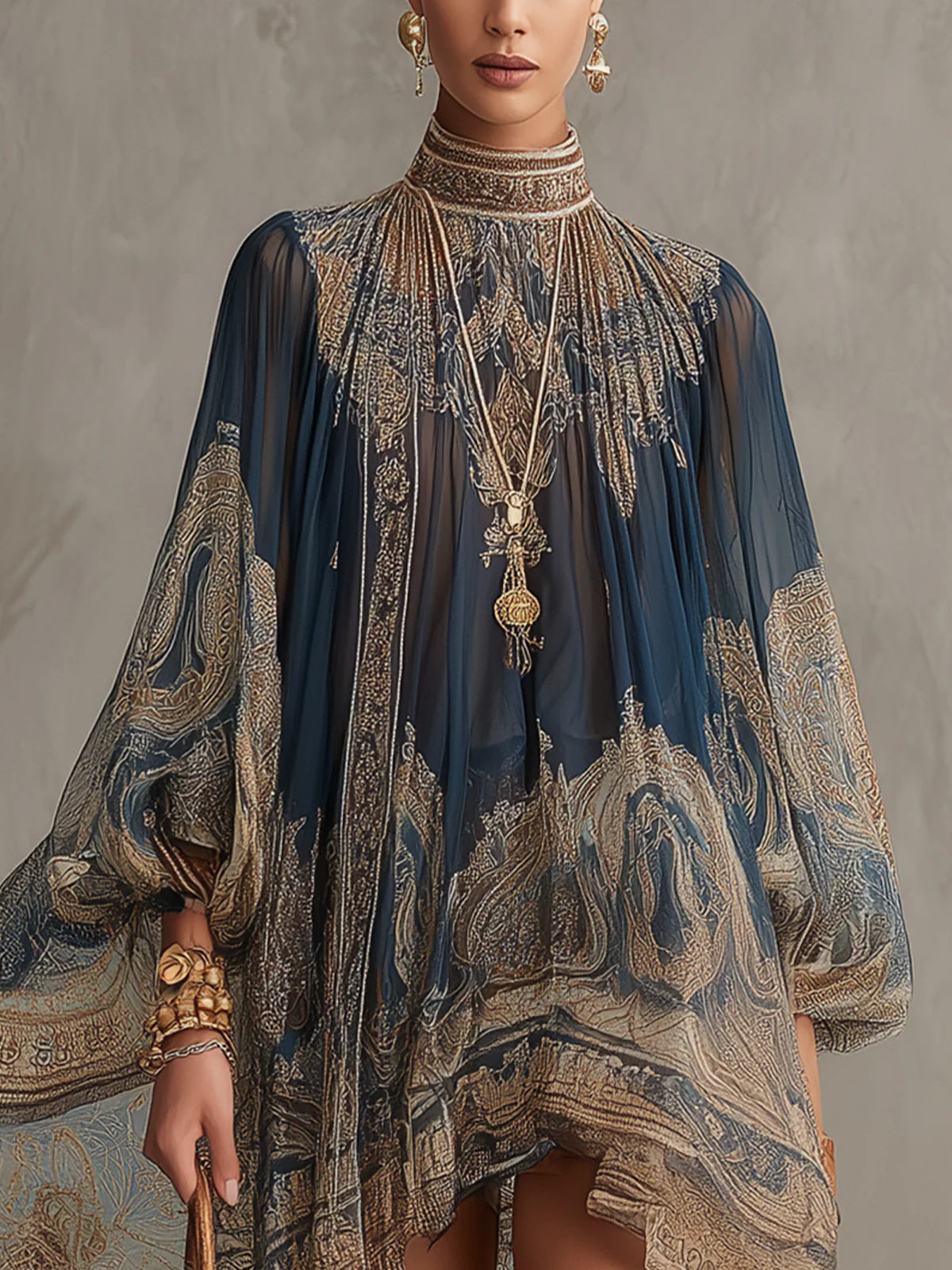 Bérénice | Chiffon Mini Dress