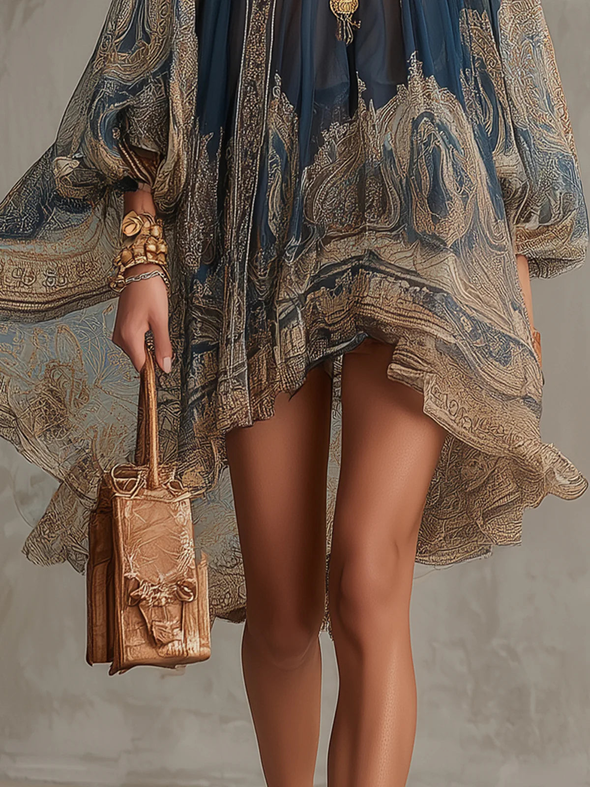 Bérénice | Chiffon Mini Dress