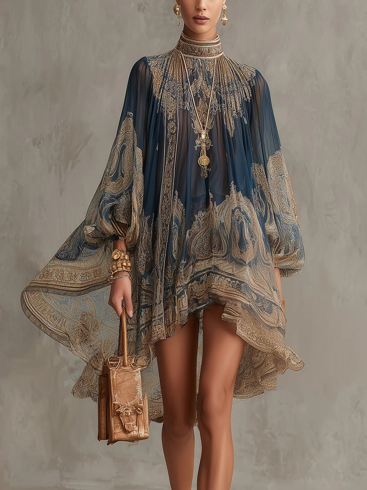 Bérénice | Chiffon Mini Dress