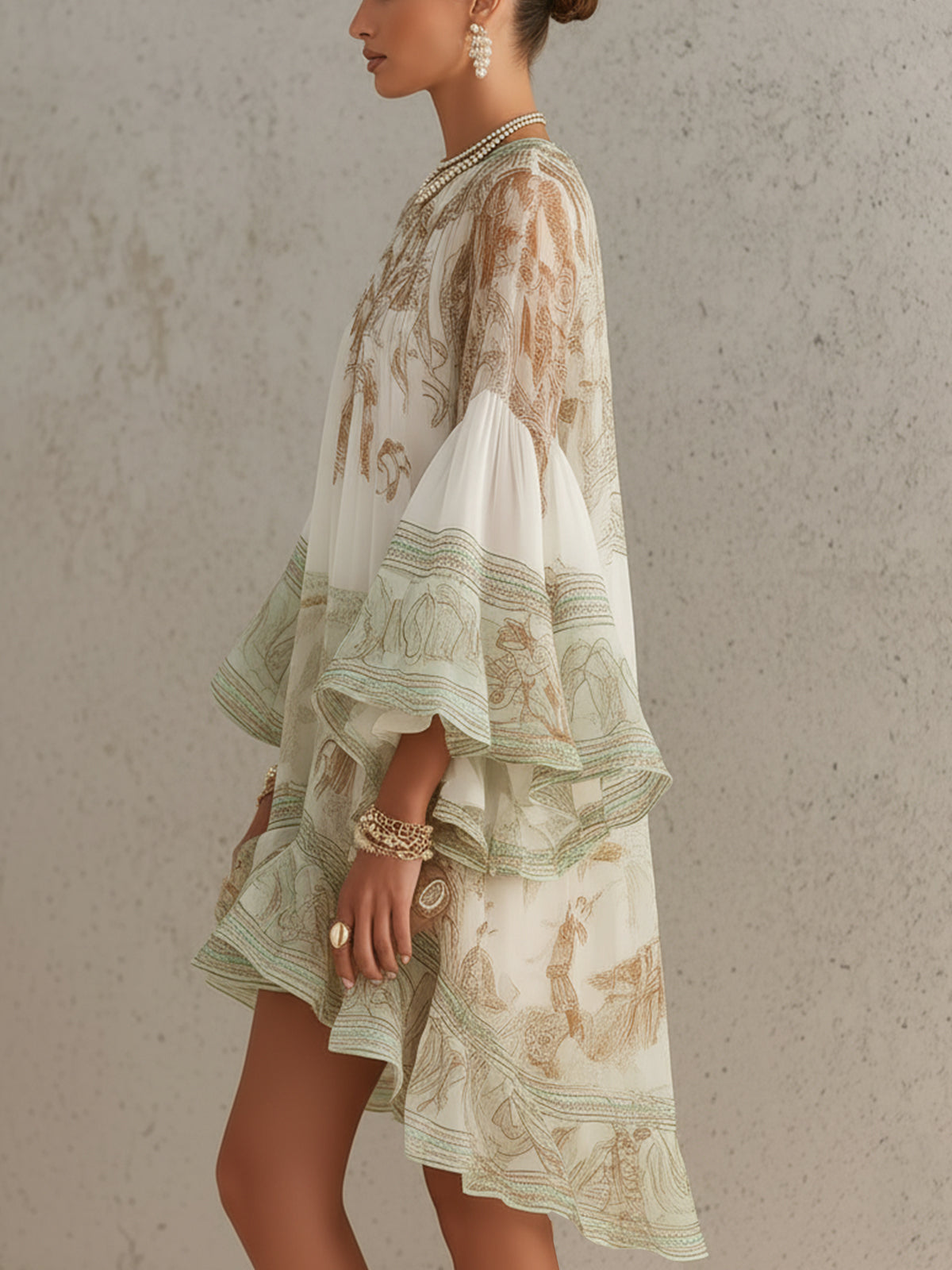 Rosalie | Chiffon Mini Dress
