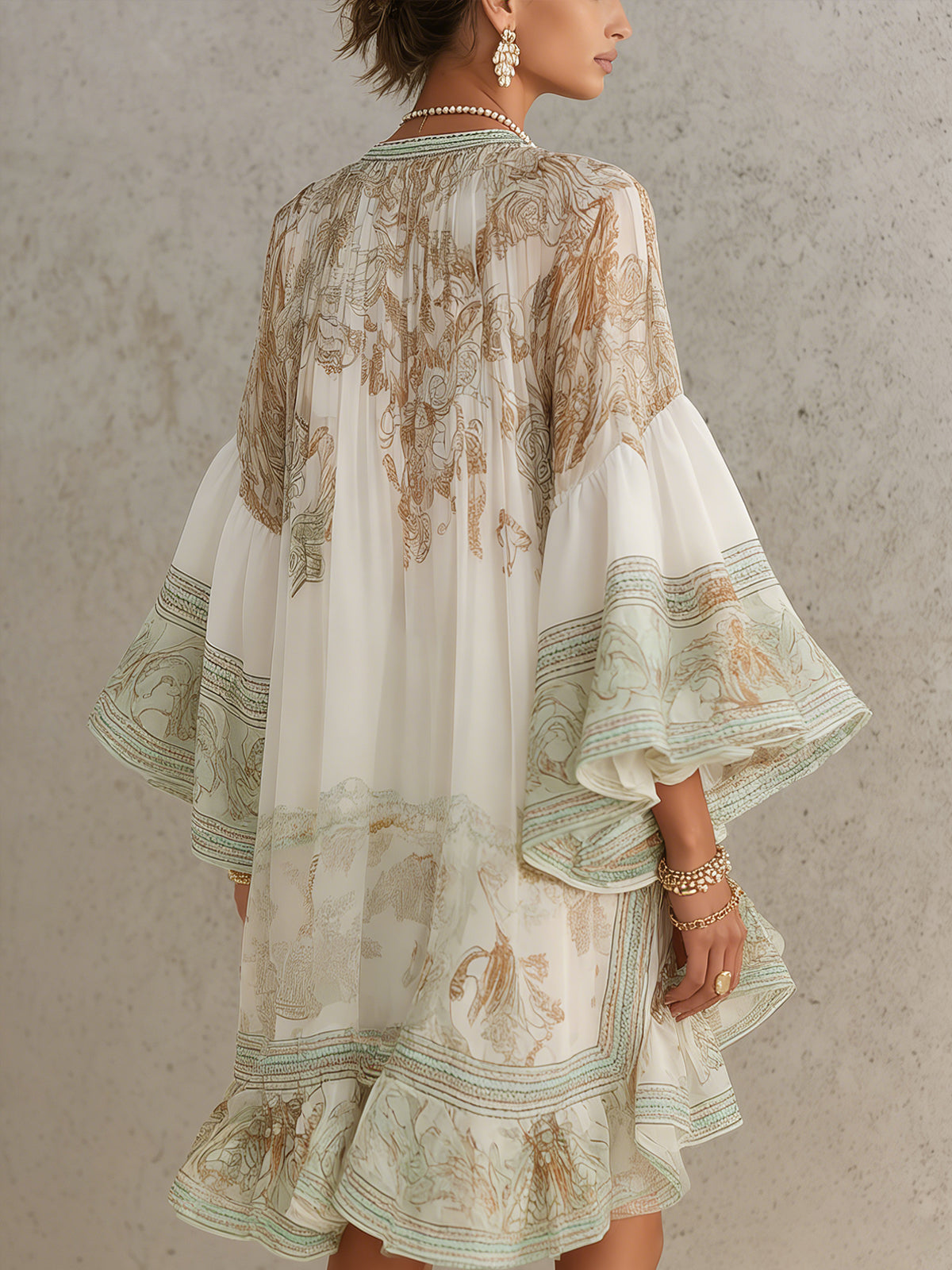 Rosalie | Chiffon Mini Dress