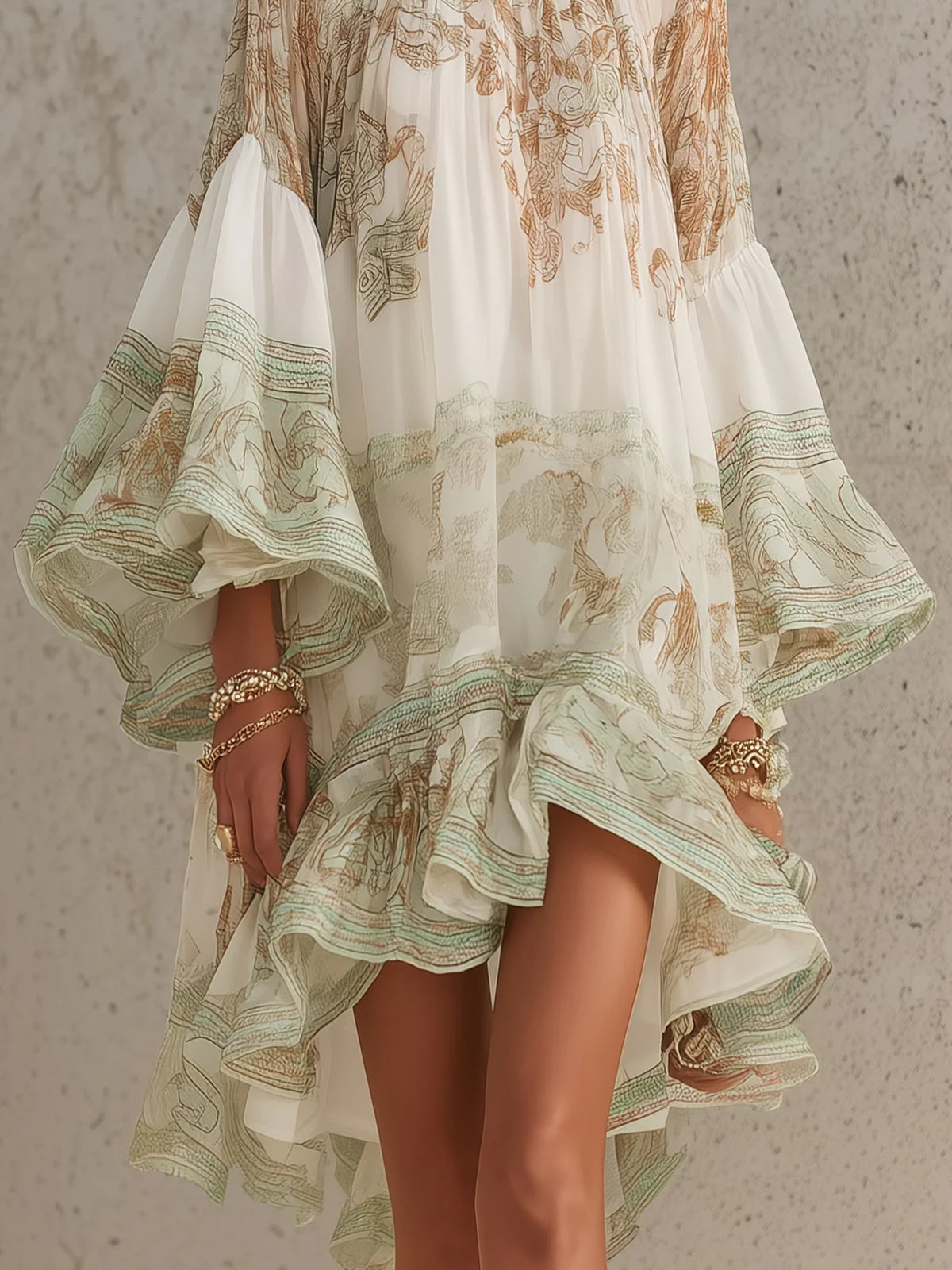 Rosalie | Chiffon Mini Dress