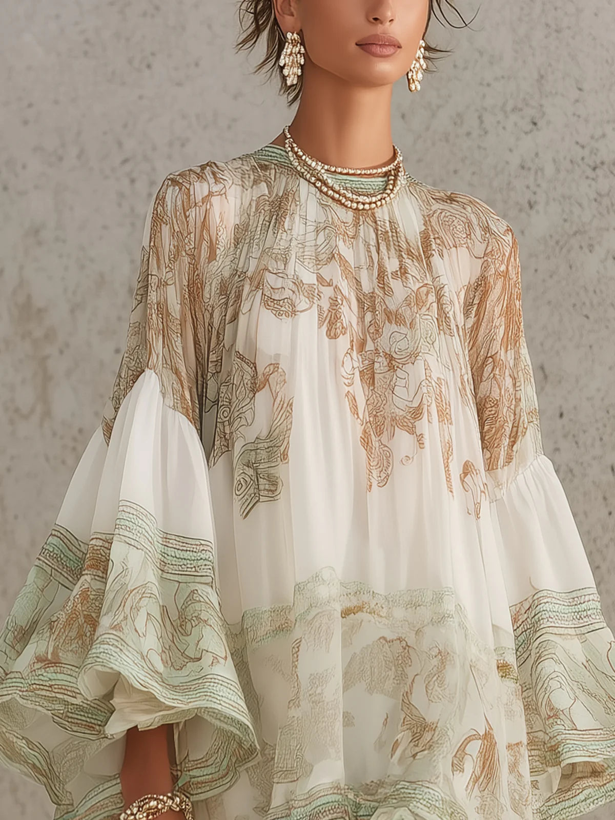 Rosalie | Chiffon Mini Dress