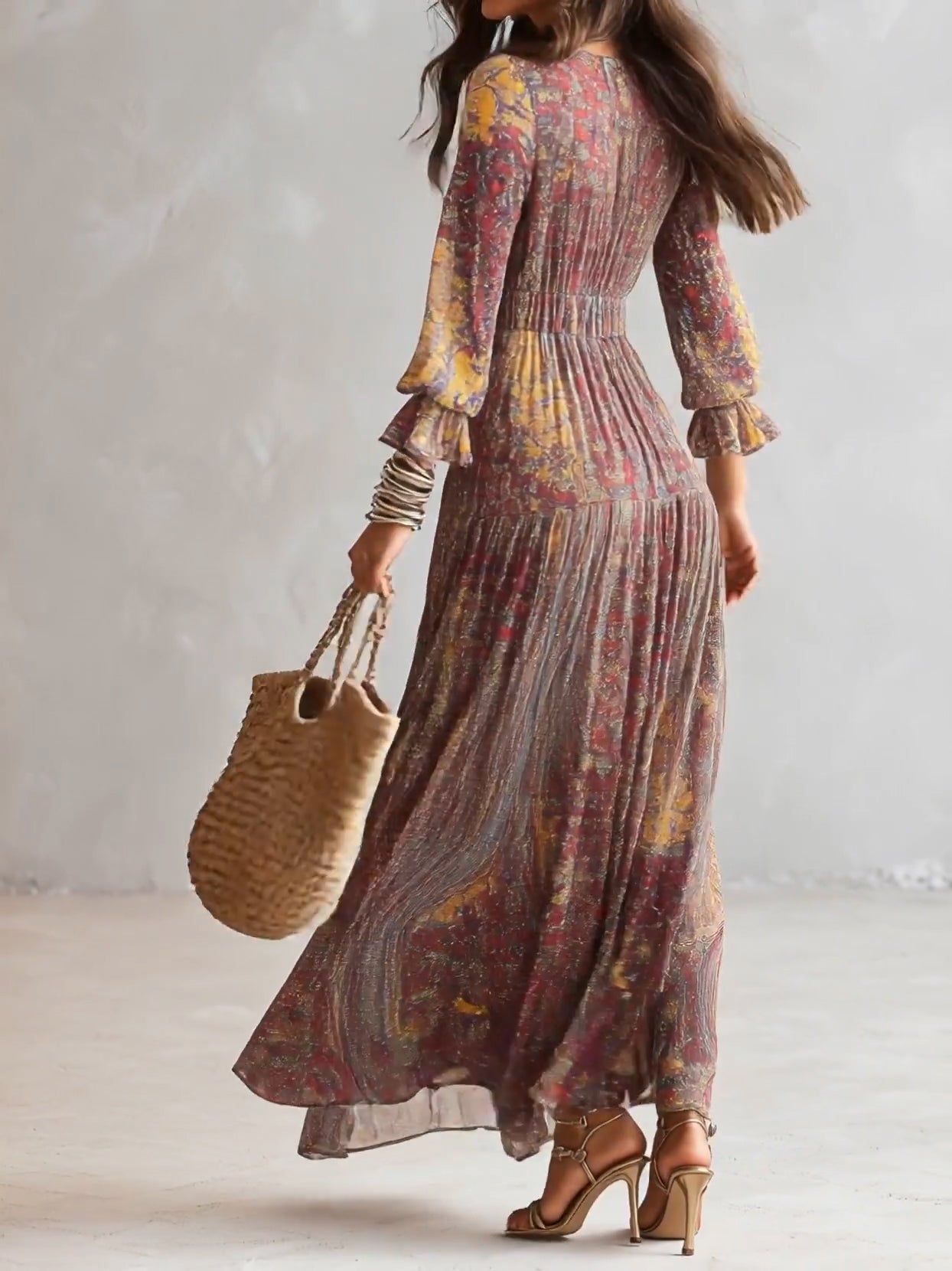 Genevra | Flowing Bohemian Maxi Dress